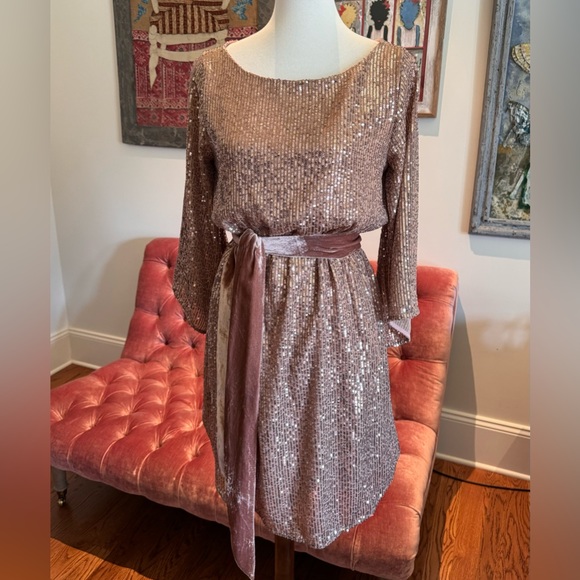 Anthro Starling Sequin Dress - Picture 2 of 7